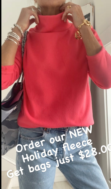 NEW  Park City Fleece Cherry Red