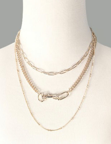 Triple Layer Necklace Set