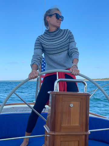 Fair isle Icelandic 100% cashmere Sweater