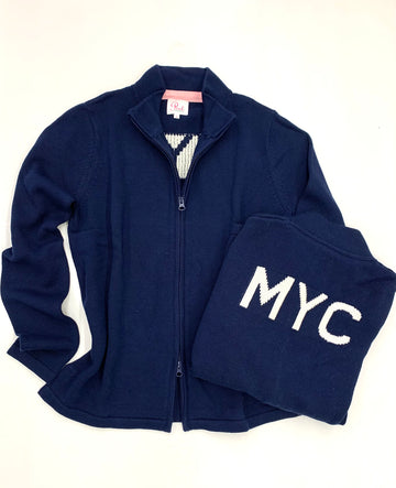 MYC Yacht Club Full Zip Sweater