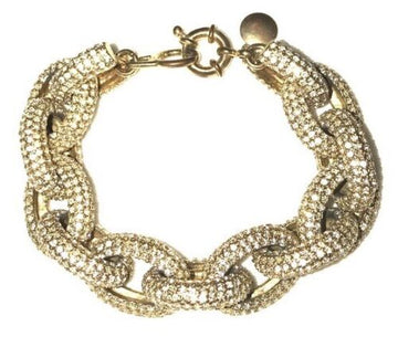 Crystal Bling Link Bracelet